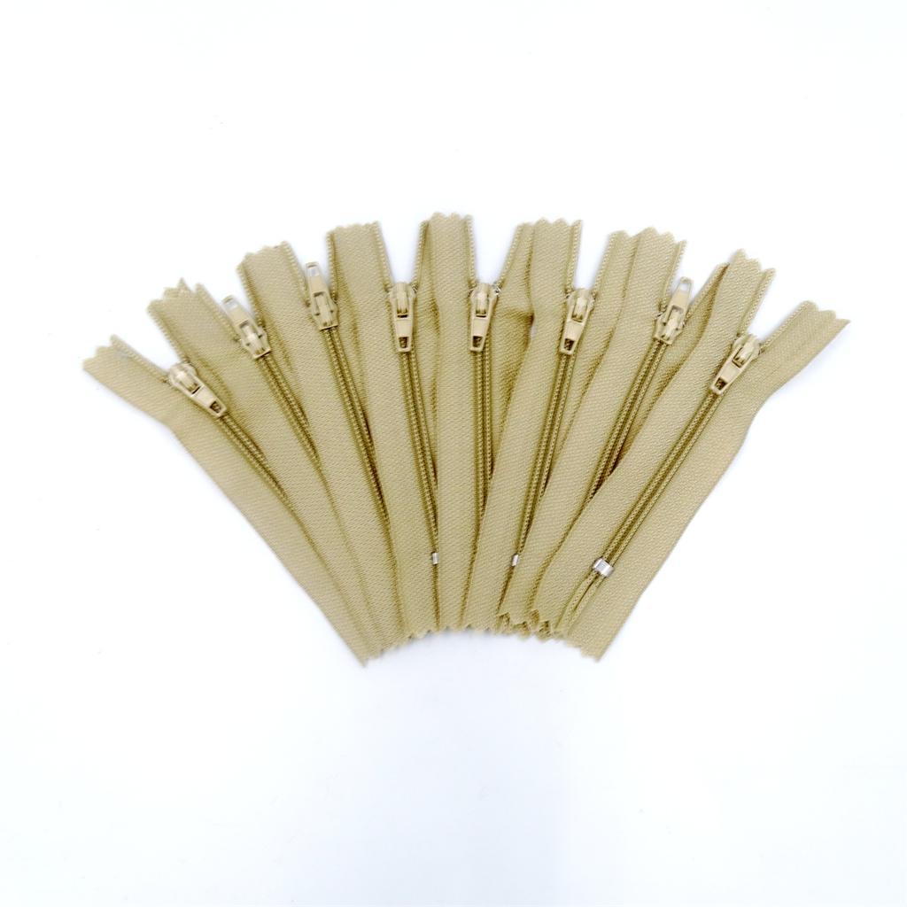 10 шт. 3-24 дюйма (7,5-60 см) Нейлоновые спиральные молнии для индивидуального шитья Нейлоновые молнии оптом 20 цветов