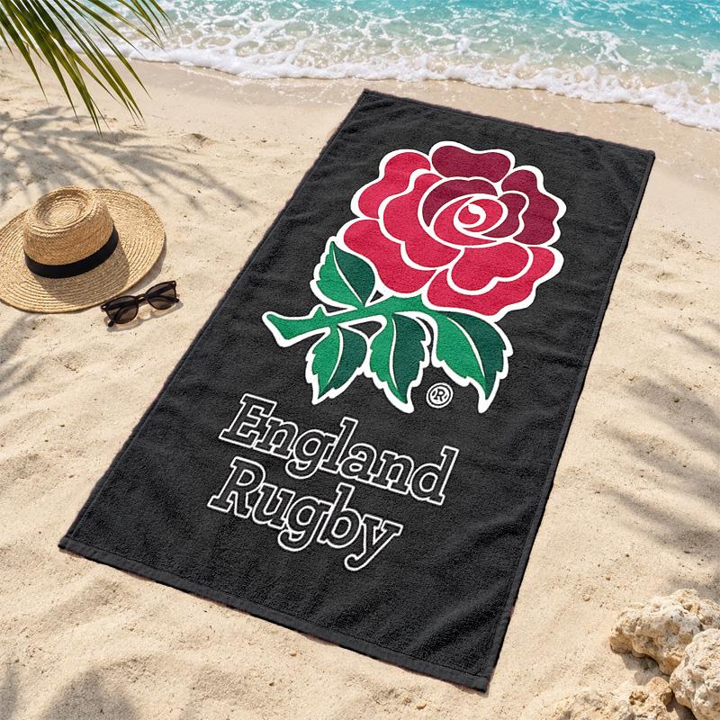 England rugby Microfiber Beach Towel Quick Dry Sand Free Lightweight Beach Towels for Travel Swimming Camping