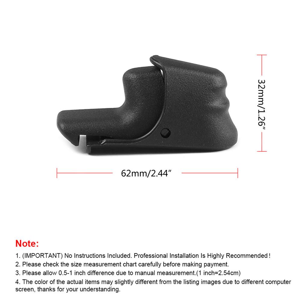 Ручной раздвижной замок заднего стекла Пластиковый замок для F350 повышает безопасность автомобиля с помощью простого в эксплуатации ABS