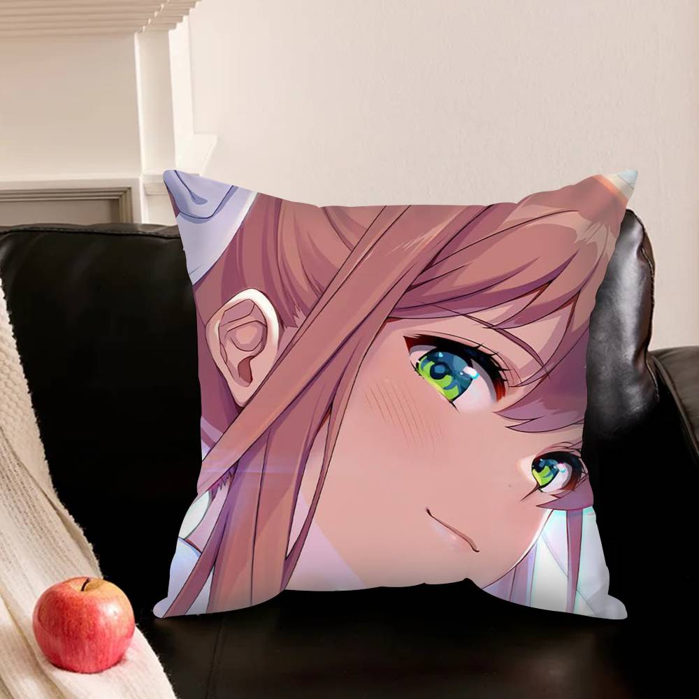 Подушка-чехол для подушки из игры Doki D-Doki L-Literature C-Club Чехол для подушки на диван в гостиной Чехол для подушки на кровать в спальне Домашний декор