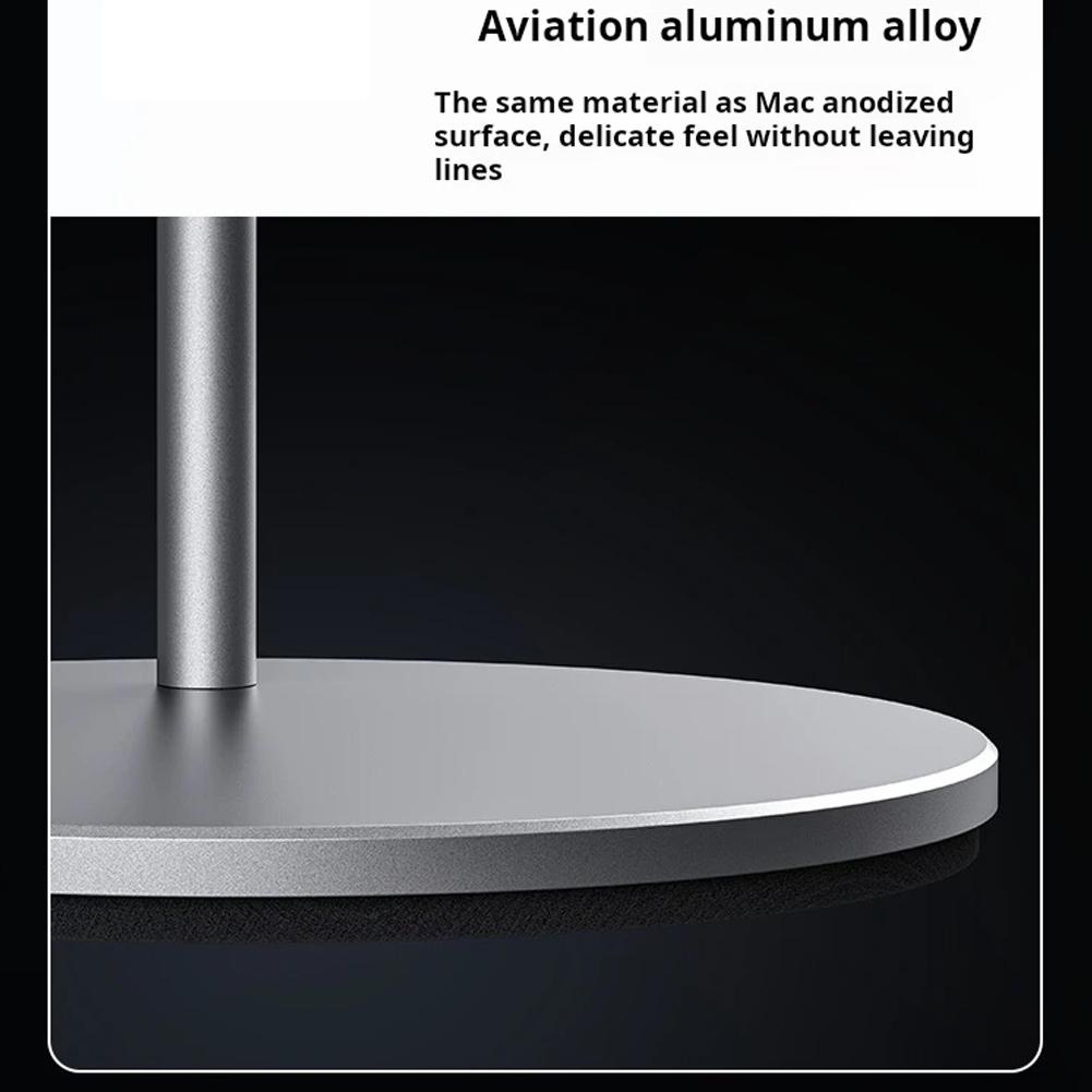 Держатель для гарнитуры из алюминиевого сплава для настольного компьютера, нескользящий держатель для игровой гарнитуры, съемный для Apple Vision Pro/Airpods Max/HyperX/Beats