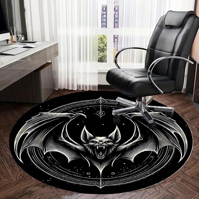 1pc Office Carpet Chair Mats Bat Symbol Tattoo Design Perfect for Decorating Office Chairss, Or Bedrooms.YDT508