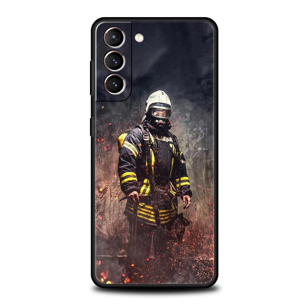Чехол для телефона Firefighter Heroes Fireman для Samsung Galaxy S24 S23 S22 5G S20 Ultra S21 FE S10 S9 Plus S10E S8 Lite 20, мягкий чехол