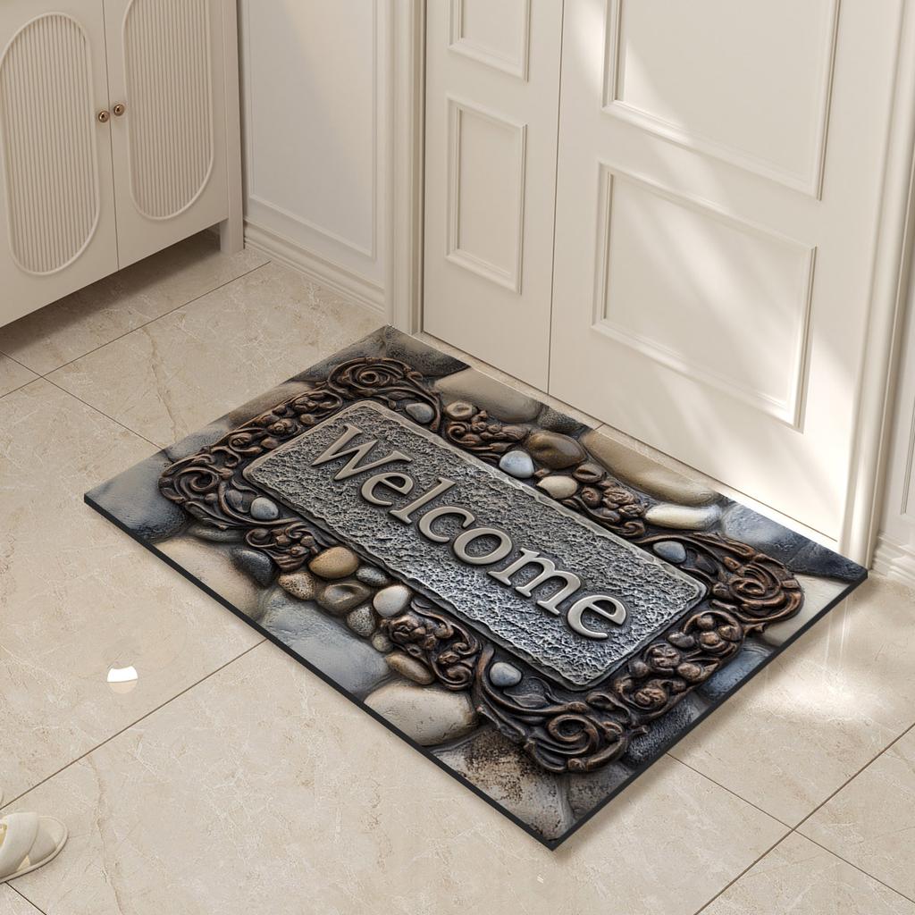 Винтажный приветственный коврик для входной двери, уличный коврик для прихожей, ковер для пола, коврик для ног, ковер для коридора, коврик для пола, коврики для ванной, коврики для ванной, моющиеся