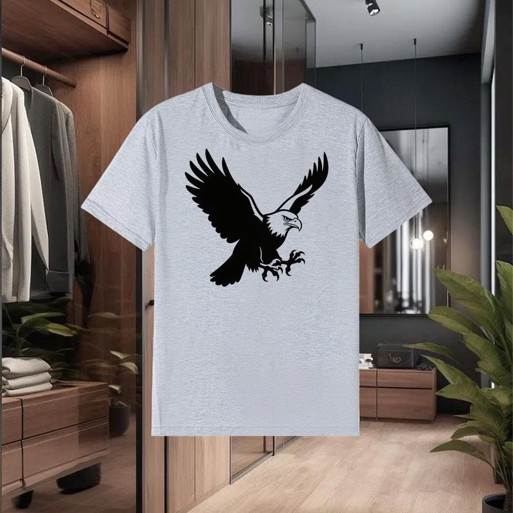 New Fashionable Loose - Fitting Men's T - Shirts 100% Pure Cotton Perfect for Summer Leisure and Highly Versatile