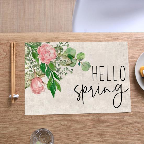 Настольный коврик для кофейной чашки, коврик для кофейной чашки, супер мягкий износостойкий коврик для чаши с изысканным узором, коврик для столовой посуды, декор для столовых приборов