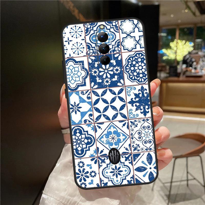 Чехол с марокканским узором для ZTE Nubia Red Magic 11 10 8 8S 9 9S 10S Pro Plus 6 7 6S 7S Для RedMagic 10 Air Чехол