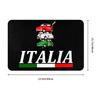 Vintage Italy Flag Car Floor Door Kitchen Bath Mats Anti-Slip Outdoor Italian Pride Doormat Bedroom Balcony Entrance Carpet Rug