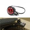 Waterproof Motorcycle Tail Light Round Brake Tail Light Replacement Rear Stop Lamp  Chopper Bobber