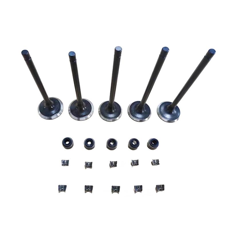 NEW-Motorcycle Exhaust Valves Inlet Intake Stem Kit For 660 YFM660 YFM660F 4X4 2002-2008 Motorcycle Engine Parts
