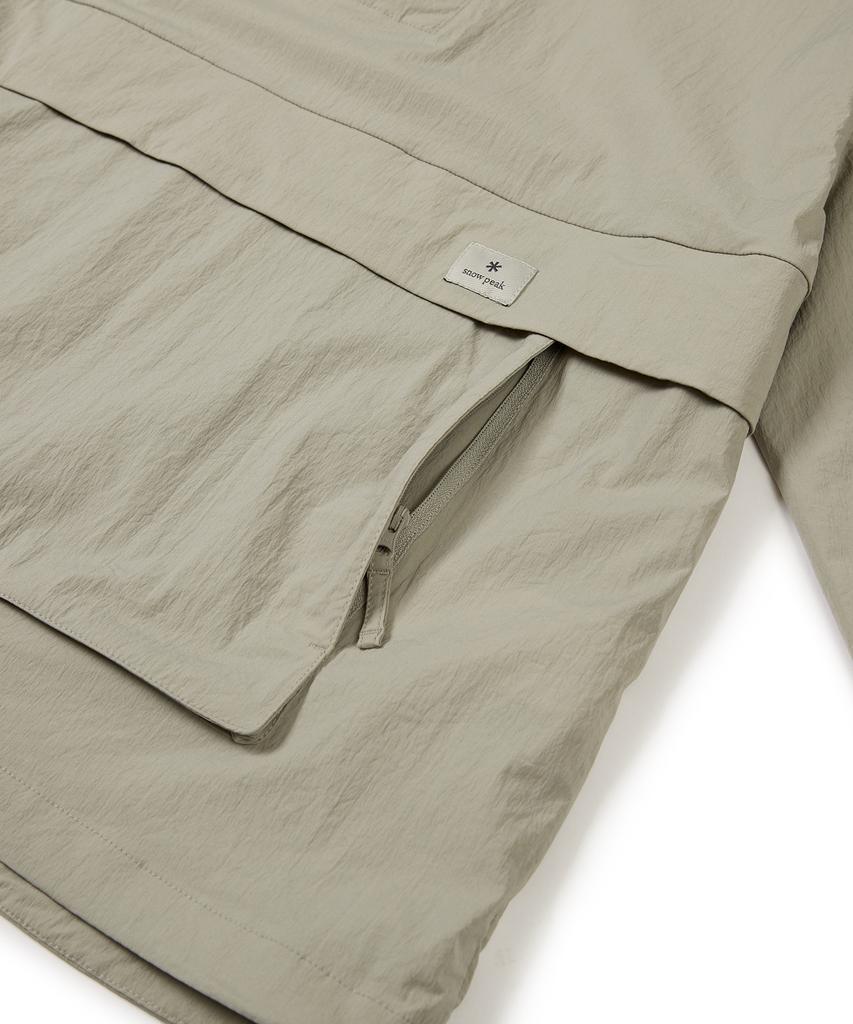 Snowpeak Apparel Анорак с капюшоном Root Stand Бежевый (S24Mmran60)