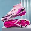 Popular World Cup Thorn Football Shoes Men's High-top Students Long Nails Broken Nails Competition Football Shoes