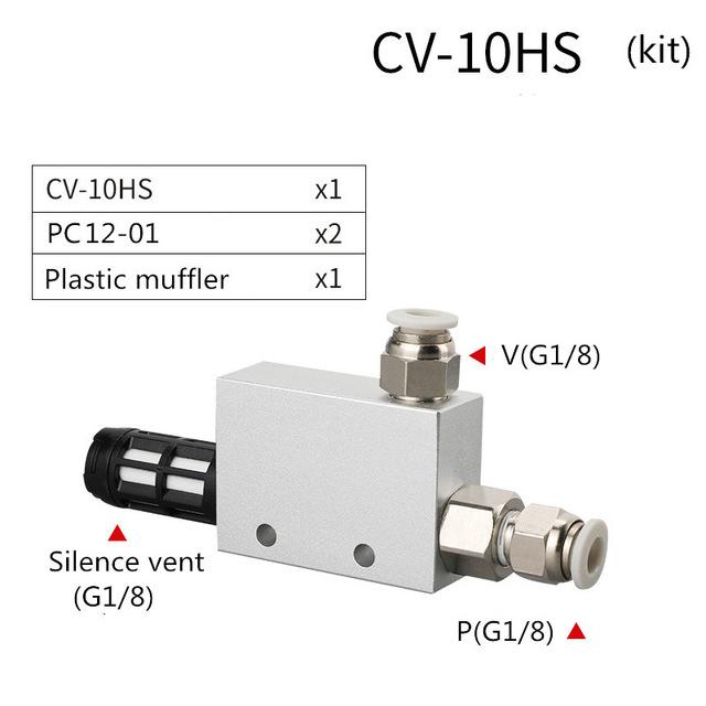 Бесплатная доставка Вакуумный генератор ACV CV-10HS 20HS 25HS вакуумный генератор присоска контроль отрицательного давления вакуумный клапан