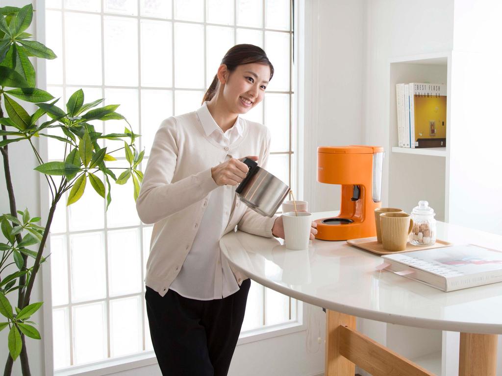 Tiger Coffee Maker 6 Cup Stainless Steel Server Orange ACC-S060-D Tiger