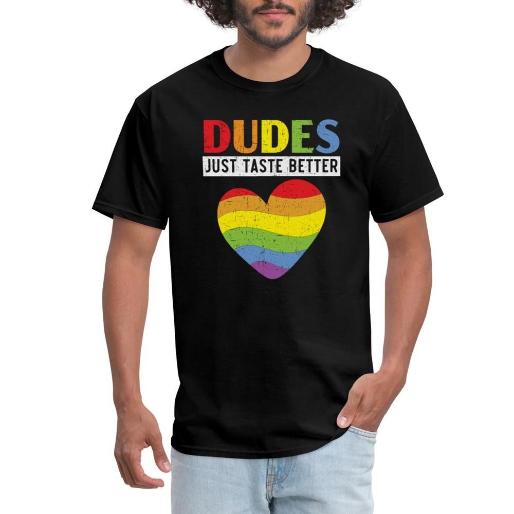 LGBT Gay Pride Dudes Just Taste Better Men's T-Shirt Unisex T-Shirt
