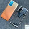 Полная задняя средняя рамка для Xiaomi Redmi Note 10 PRO MAX с кнопкой регулировки громкости, стекло для камеры