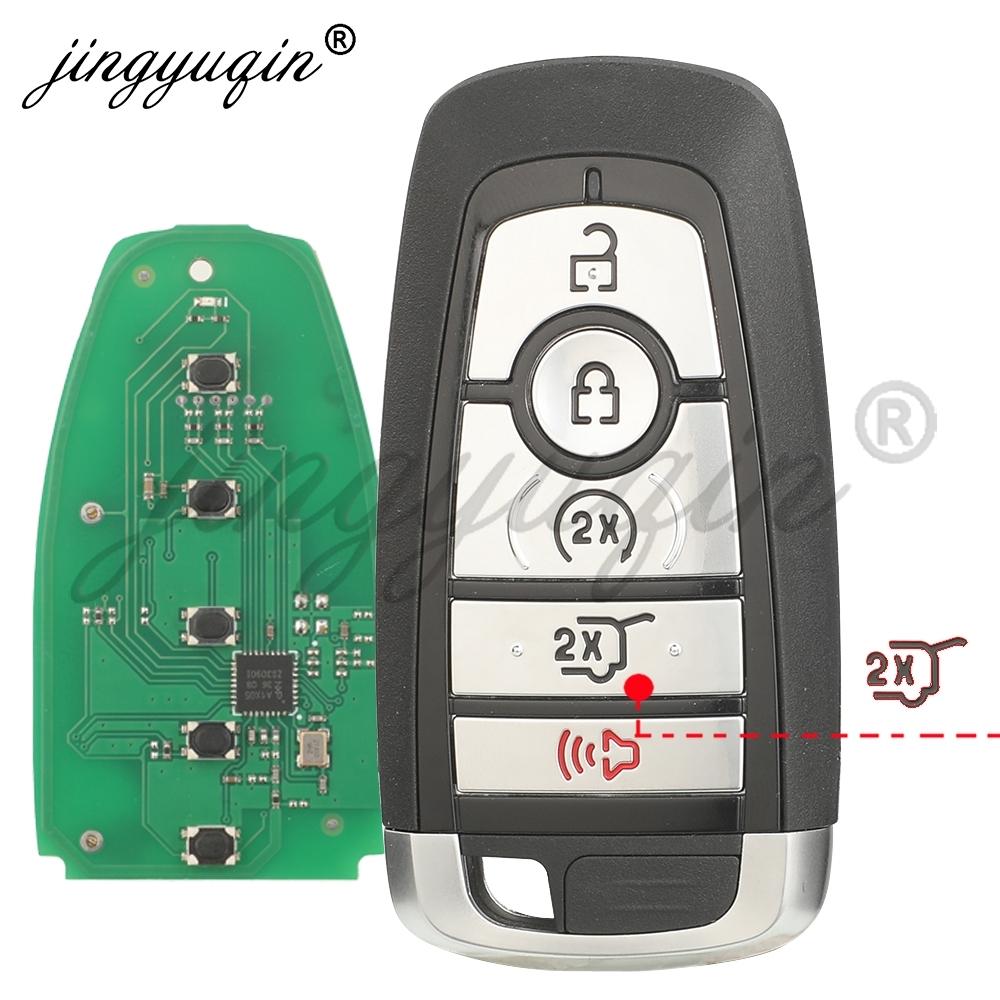 jingyuqin 433.92/434/868/902Mhz Remote Car Key For Ford Edge Explorer Expedition Fusion Mondeo F150 F250 Mustang Smart Keyless