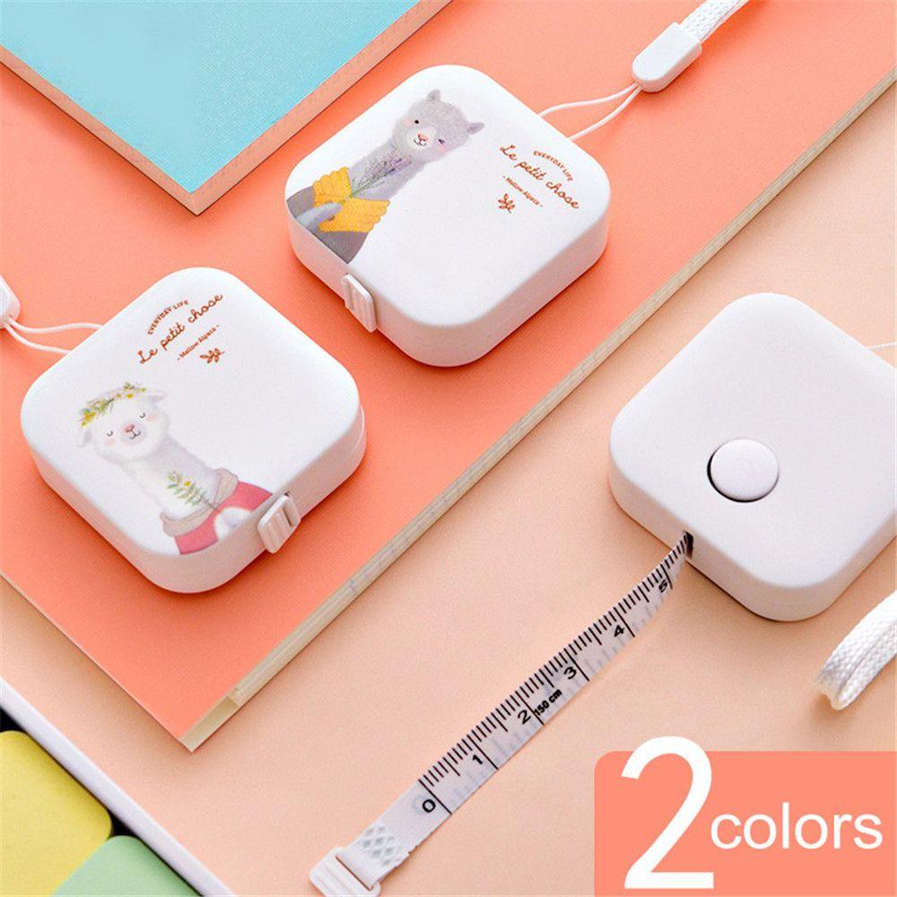 Новая креативная ткань для изготовления выдвижной ленты для диеты, милая швейная измерительная линейка, рулетка с альпакой