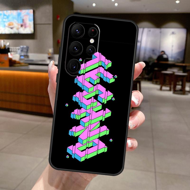 Techno Music Phone Case For Samsung Galaxy S25 S24 S22 S21 Ultra S23 FE S9 S10 S20 Plus S24 FE Soft Cover