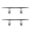 6" + 8" Heavy Duty Stainless Steel Marine Boat Dock Deck Line Rope Cleat