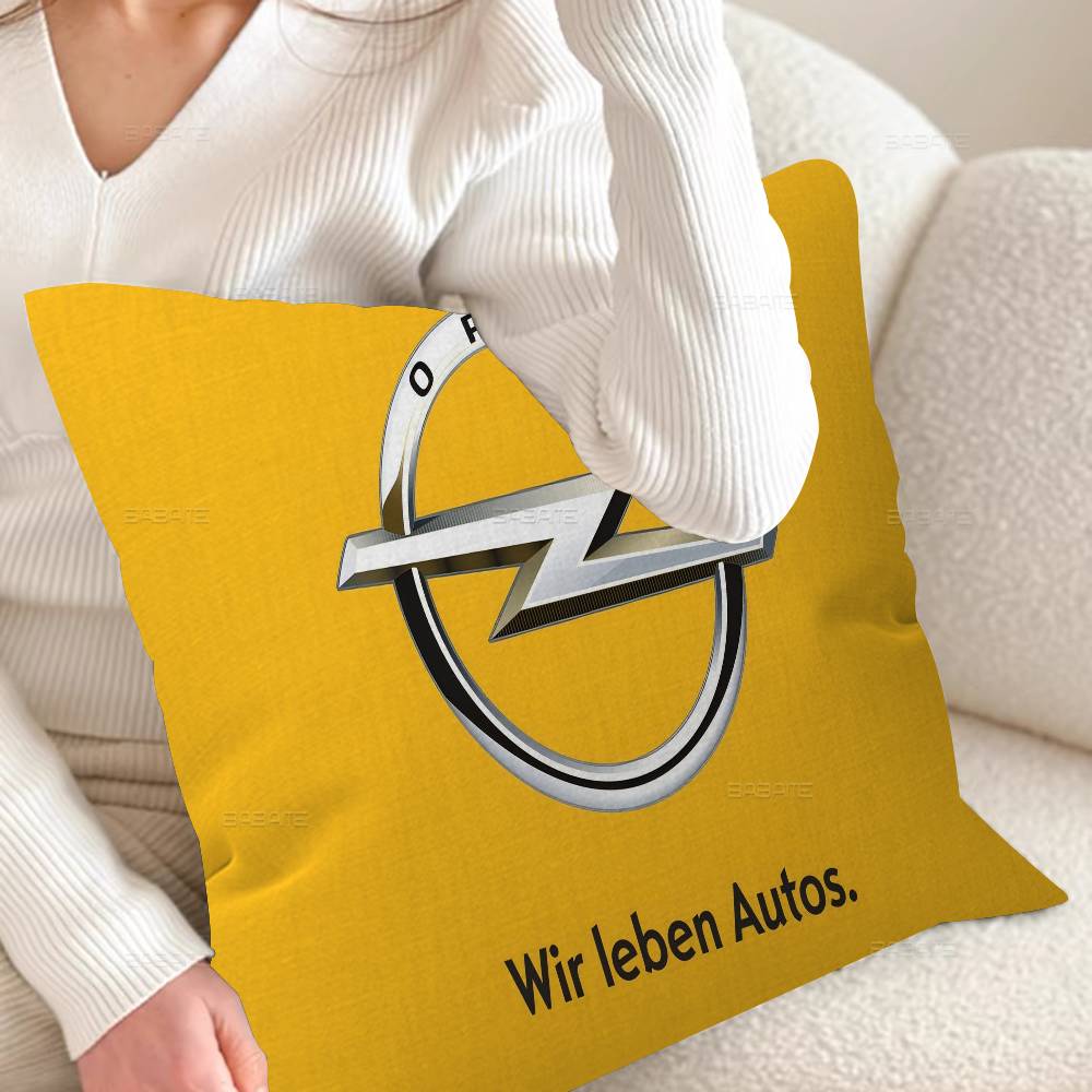 Подушка с логотипом Opel Наволочка Чехол для диванной подушки Декор для дома Детский подарок