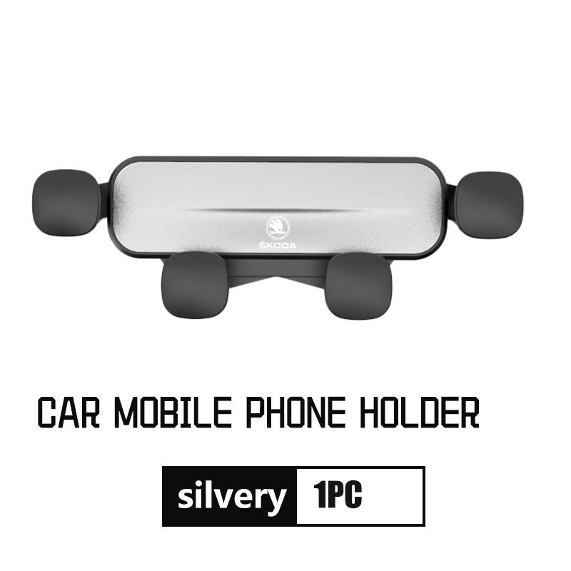 zbfwl3 For Skoda Car Phone Holder Air Conditioning Vent Mobile Phone Support Accessories octavia a5 a4 mk1 2 fabia superb rapid mk3