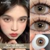Eyeshare Gray Color Contact Lenses for Eyes Brown Eye Korean Colored Lenses Beautiful Pupil Eye Makeup Colorful Pink Lens 2pcs