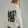 Vintage Fashion Couples Oversized Hoodies Women Punk Letter Print Sweatshirts Anime Hip Hop Long Sleeve Hoody Streetwear