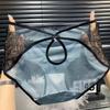 Large Hollow French Lace Underwear Comfortable and Sexy Women's Mid Waist Breathable Triangle Pants