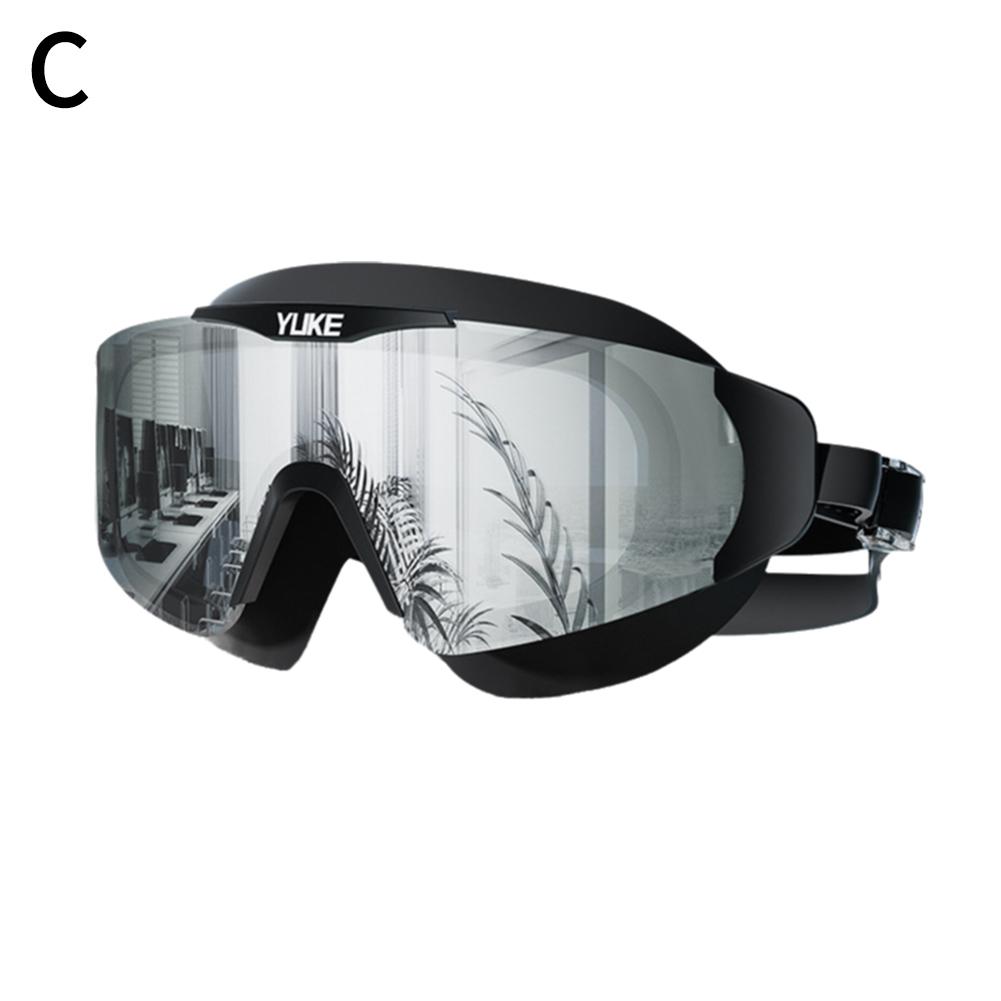 Очки для плавания профессиональные силиконовые водонепроницаемые HD с градиентными линзами и защитой от запотевания, взрослые