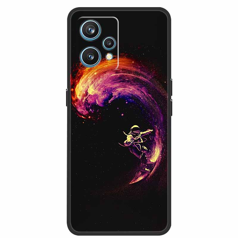 Чехол для Realme 9 RMX3521 Ударопрочный Мягкий силикон ТПУ Задняя крышка Для телефона Realme9 4G Чехлы Realme 9 6,4 дюйма Милый мультяшный чехол-сумка