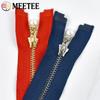 5 шт. Металлические молнии Meetee №3 15/18/20/25/30 см Сквозная застежка-молния для шитья куртки пальто Декор Ремонт молний Аксессуары для DIY