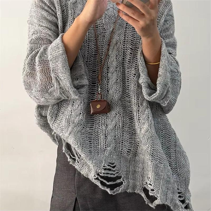 Кошелек для монет из искусственной кожи, ожерелье, милая мини-сумка, женская подвеска, чехол для наушников, кожаная веревка, цепочка для свитера