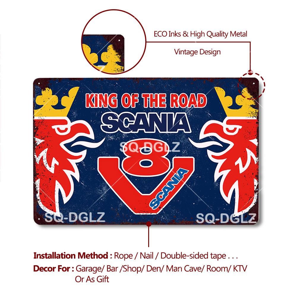 Металлическая табличка DAF Винтажная табличка Грузовик Жестяная табличка Настенный декор Для бара Паба Металлические изделия Ретро Вечеринка Постер Подарок На заказ Оптом