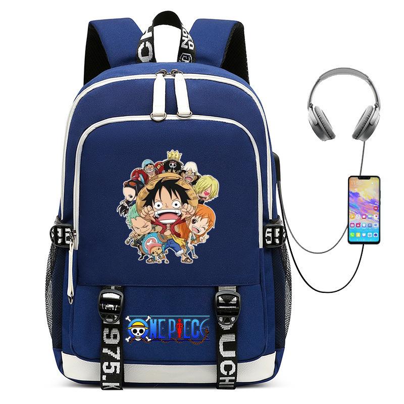 Рюкзак Riman ONE PIECE one piece, молодежный школьный рюкзак большой вместимости, USB-сумка для компьютера