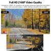E-ACE Автомобильный видеорегистратор 4K, зеркало Ultra HD 3840*2160P, видеорегистратор, камера заднего вида ночного видения, поддержка GPS, WIFI для авто