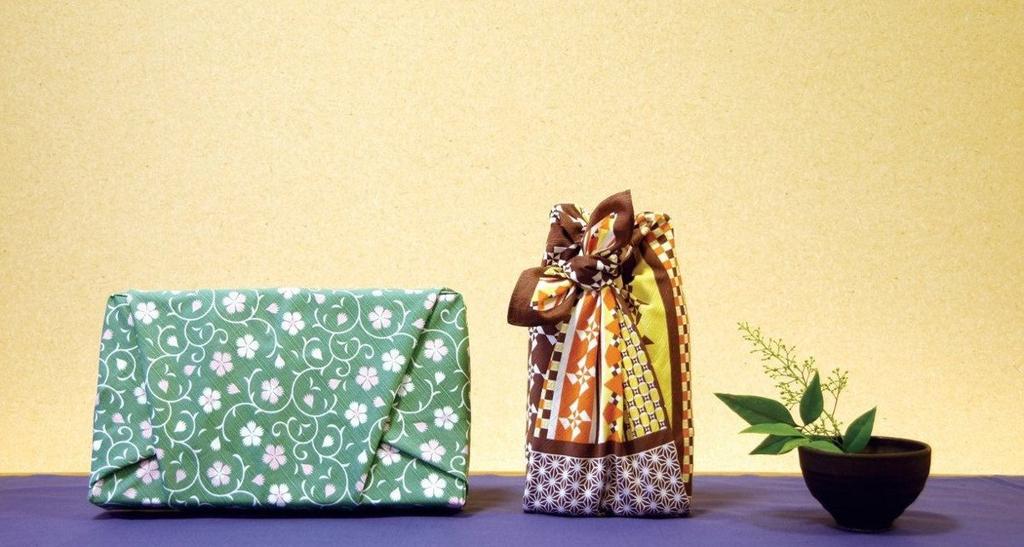 Miyamoto Kenema Small Furoshiki for Lunch Japanese Cherry Blossom and Rabbit Made In Japan (Wrapping Cloth) Boxes, Hand-Printed Pattern, Design,