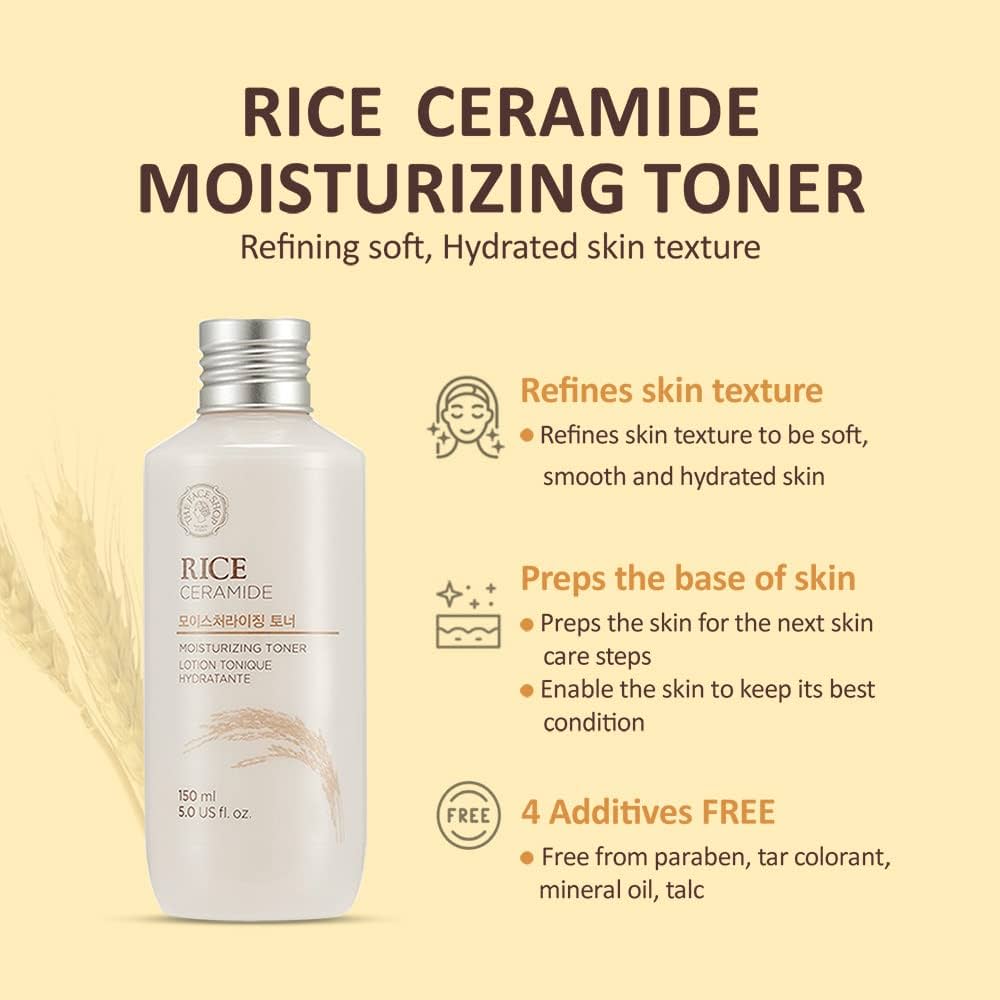 The Face Shop Rice & Ceramide Moisturizing Toner 150ml