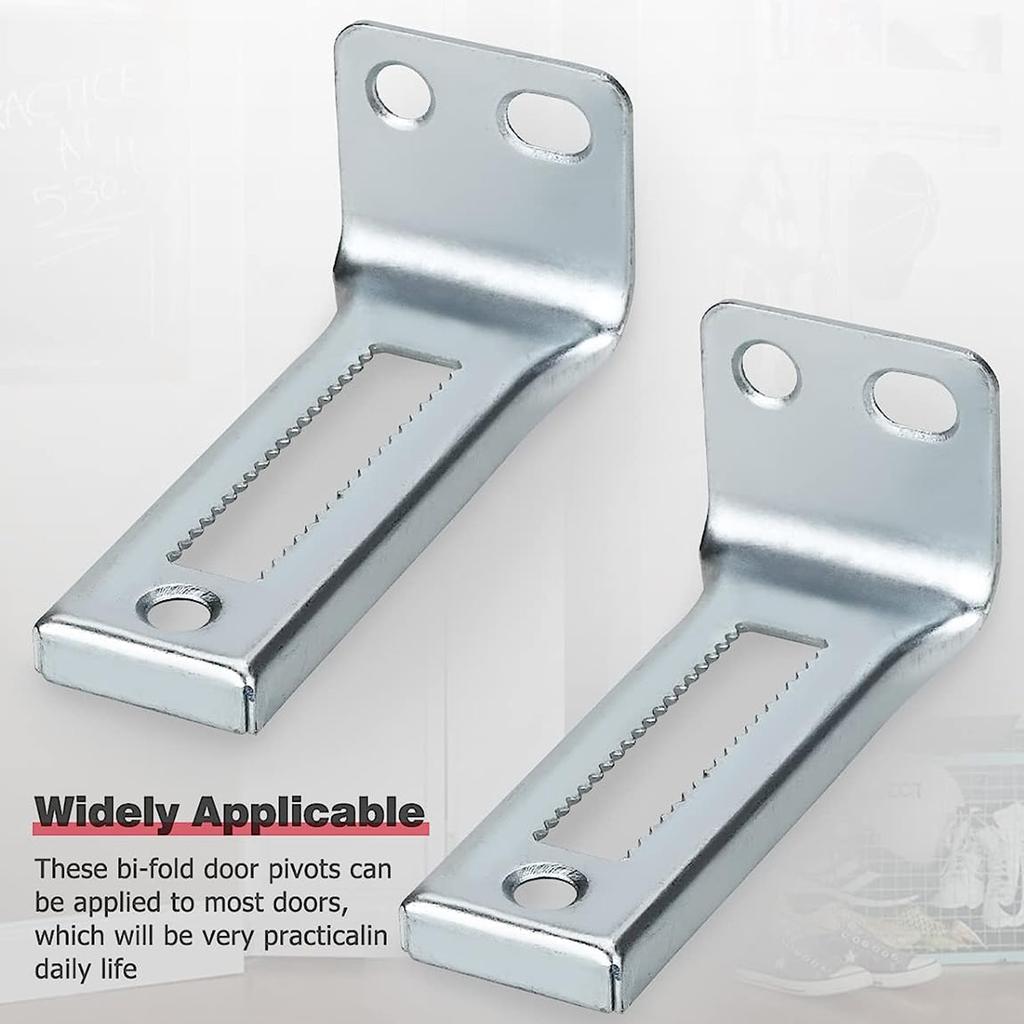 Bifold Door Hardware Upgraded Bifold Closet Door Hardware Repair Part Bi-Fold Door Bottom Pivot and Support Metal Plate