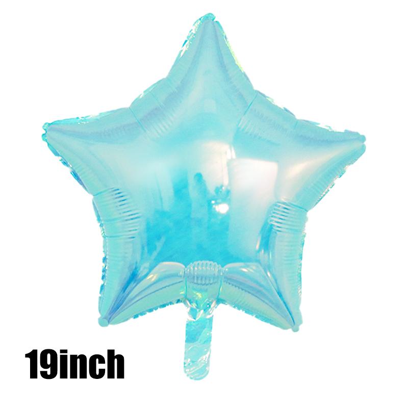 3 шт. прозрачных цветных круглых фольгированных шаров в форме звезд и сердец, радужные цветные шары для детей, дня рождения, вечеринки, дискотеки, свадьбы, украшения