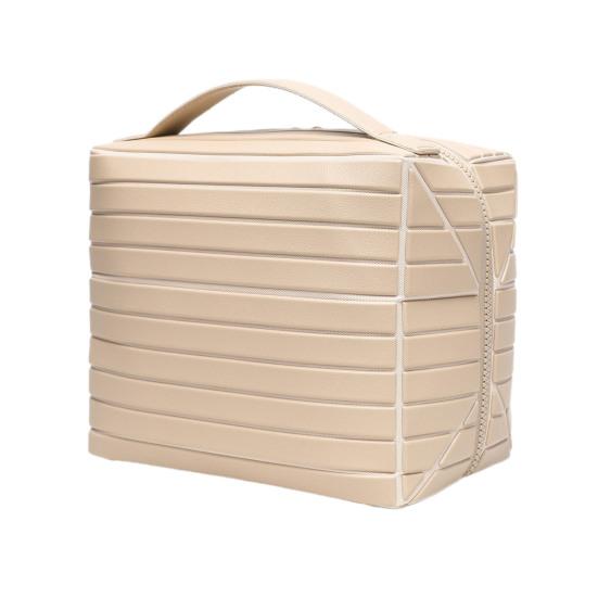 Складная косметичка-органайзер для макияжа, водонепроницаемая, с выдвижными отделениями для средств по уходу за кожей, туалетных принадлежностей, инструментов для макияжа