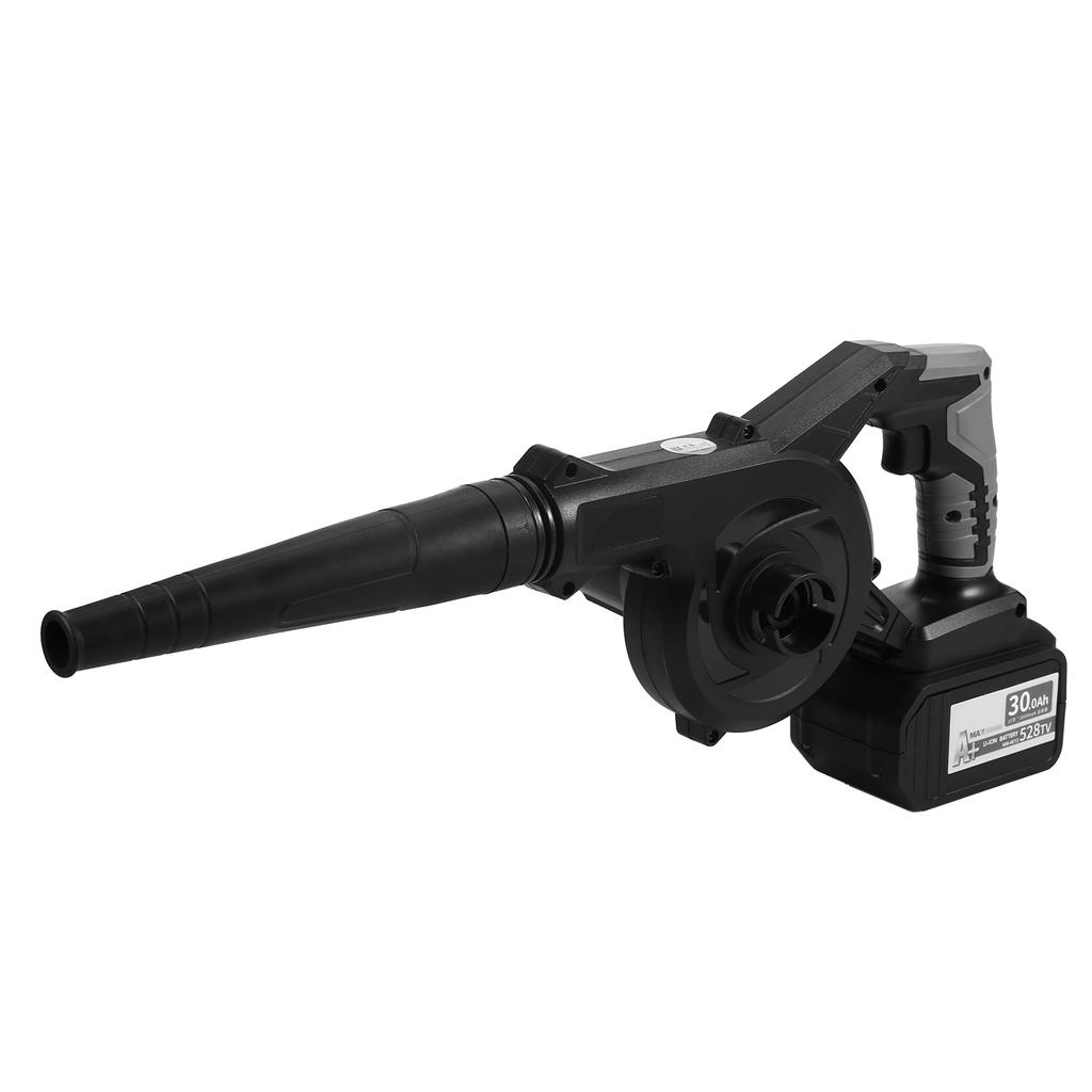 Беспроводная воздуходувка для листьев 21 В, 6,0 А, литиевая подметальная машина 2 в 1 и вакуумный электрический воздуходувка, компьютер