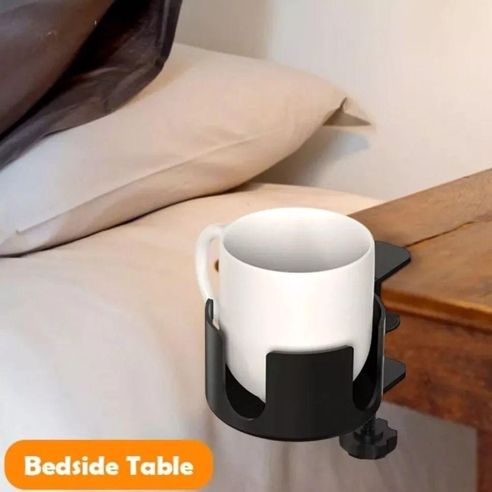 Adjustable Large Cup Mug Holder Removable Desk Drink Bottle Holder Desk Cup Holder Clamp