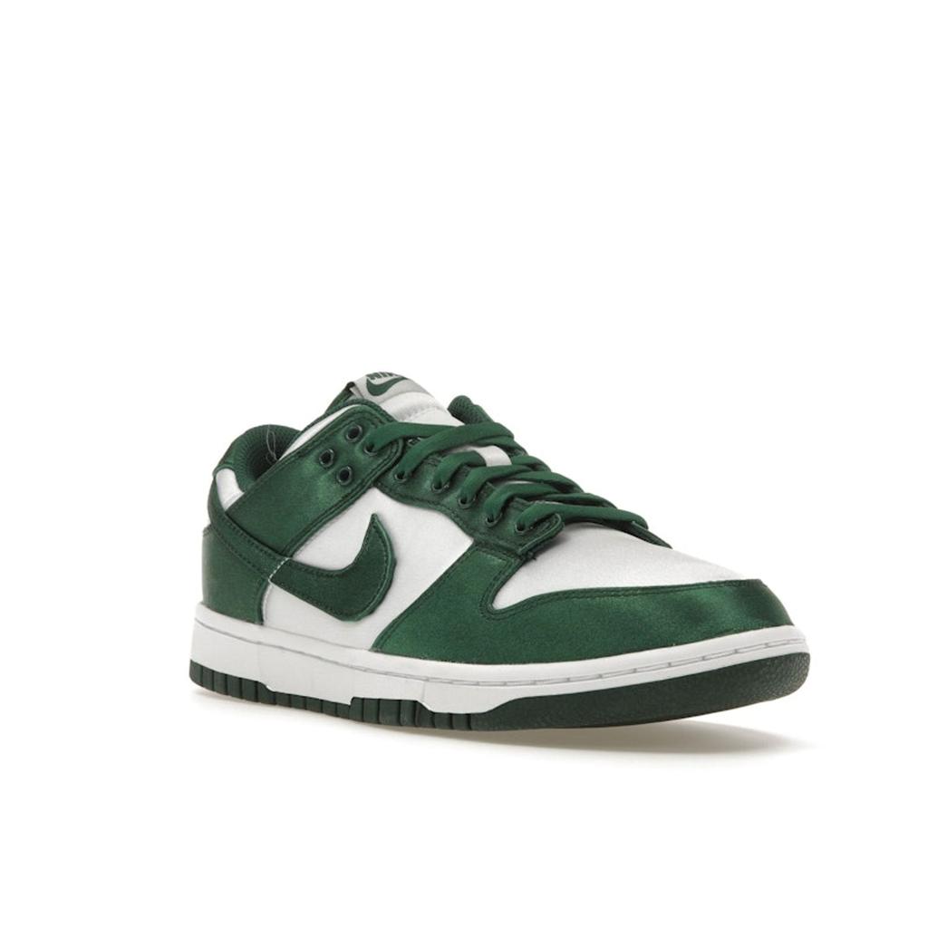 Nike Dunk Low Satin Green Женские кроссовки White Team-Green DX5931-100