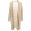 Rene Made In Japan Cashmere Blend Long Sleeve Knit Long Cardigan 34 Beige Men's Used