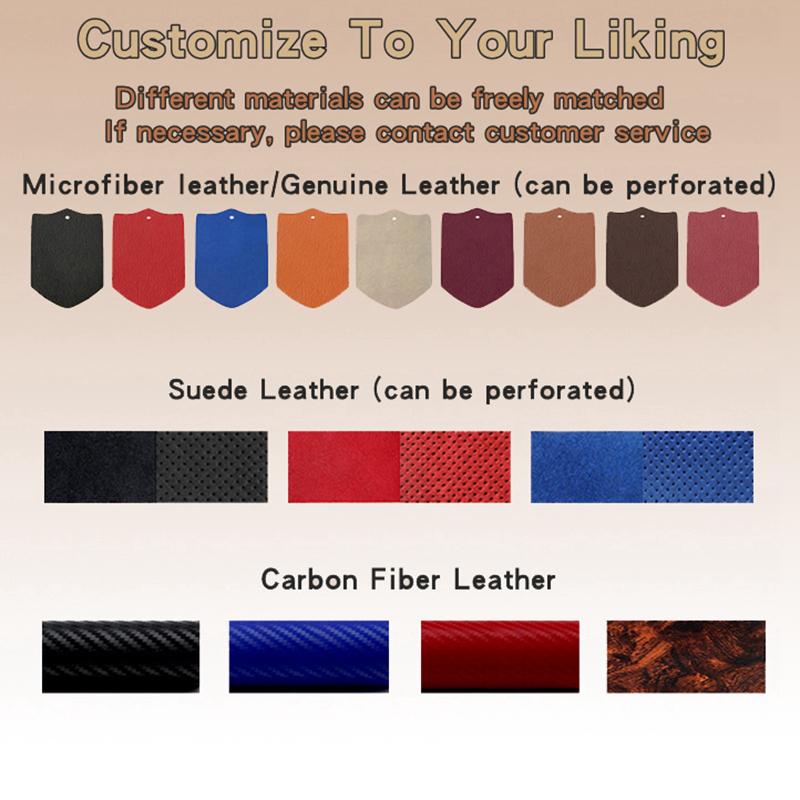 Чехол на рулевое колесо автомобиля «сделай сам», 100% подходит для Honda Civic 10-го поколения 2016 2017 2018, автомобильные аксессуары для интерьера рулевого управления