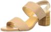 Back Strap Sandals 6380 Beige Suede Cm E [Macintosh Philosophy] Women's 22.0 Cm~22.5