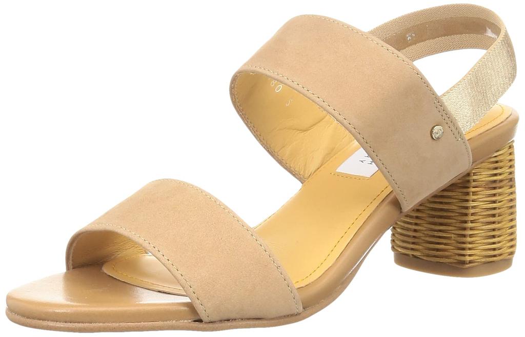 Back Strap Sandals 6380 Beige Suede Cm E [Macintosh Philosophy] Women's 22.0 Cm~22.5