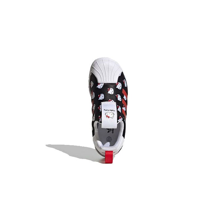 Кроссовки Hello Kitty x adidas Superstar 360 J с принтом по всей поверхности для детей, черные/облачно-белые/основной черный GY9212