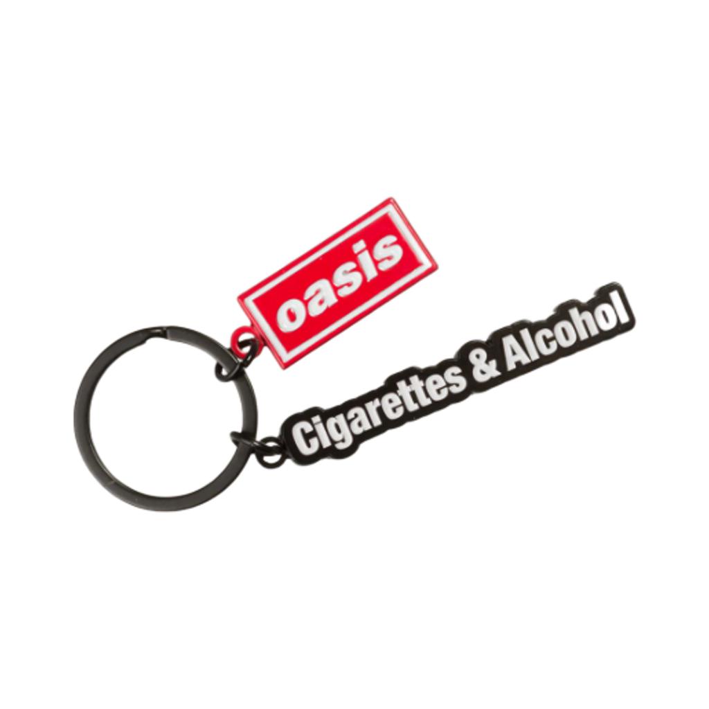 Oasis Live '25 Cigarettes & Alcohol Decca Logo Keyring